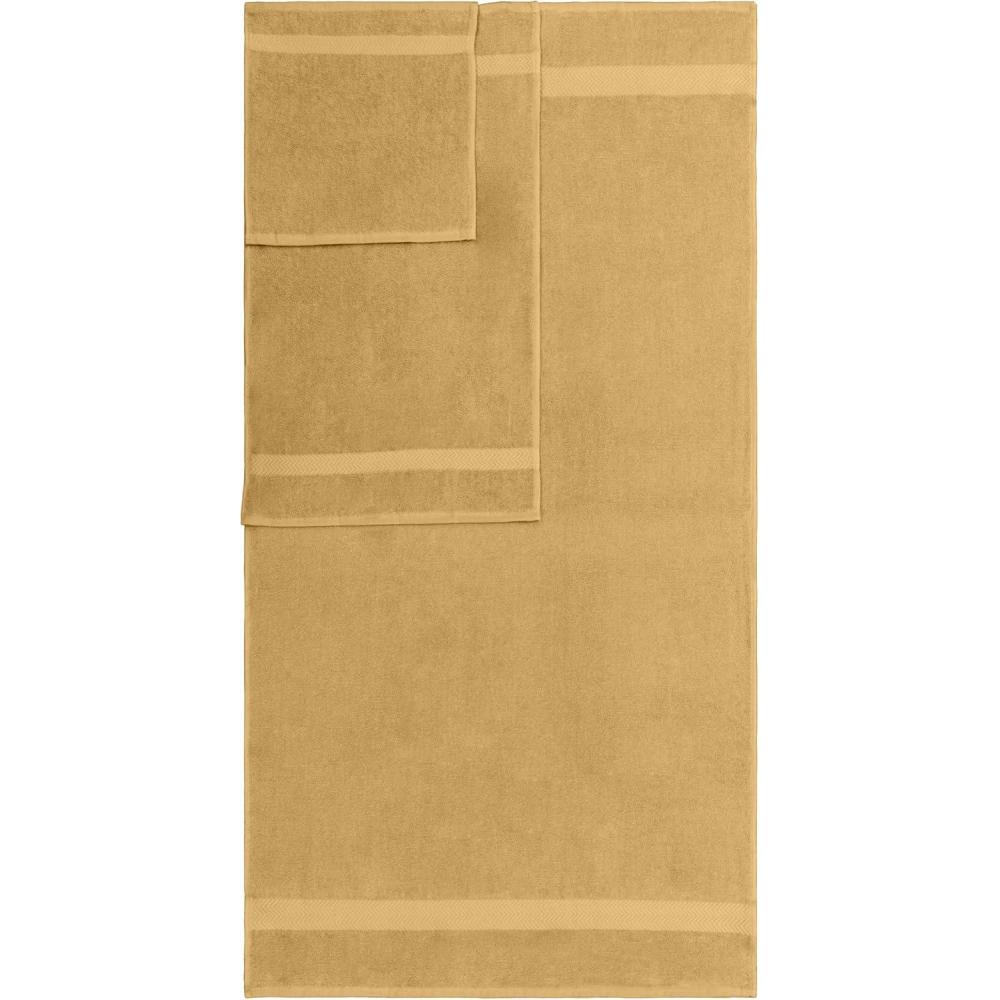 imageSuperior Bath Towels Set 12 Piece 100 Cotton Highly Absorbent Quick Drying Towels Premium Towels for Hotel Washcloths Bathroom 6 Face Towels 4 Hand Towels 2 Bath Towels Franklin Collection IvoryGold