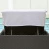 SUPERIOR 100% Cotton Lounge Chair Cover with Personalized Monogrammed Letters, Thick, Super Soft, Plush and Highly Absorbent Cotton Terry Towel, Bright White, S, Standard, Pool-Lounge-Towel-S(1 PC)