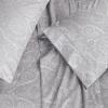SUPERIOR Cotton Blend Bed Sheet Set, Italian Paisley Design, Includes 1 Fully Elastic Deep Pocket Fitted Sheet, 1 Flat Sheet, 2 Pillowcases, Sateen Weave, Full, Grey(Grey)