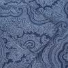 SUPERIOR Cotton Blend Bed Sheet Set, Italian Paisley Design, Includes 1 Fully Elastic Deep Pocket Fitted Sheet, 1 Flat Sheet, 2 Pillowcases, Sateen Weave, Full, Grey(Dark Grey – Z)