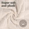 Superior 100% Cotton Bathmat Set, Bath Mat, Bathroom Decor, Shower, Bathtub Essentials, Home Accessories, Washable Rug, Absorbent, Quick Dry, Leo Collection, Set of 2, 22″ x 35″, Eggplant(Stone)