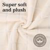 Superior 100% Cotton Bathmat Set, Bath Mat, Bathroom Decor, Shower, Bathtub Essentials, Home Accessories, Washable Rug, Absorbent, Quick Dry, Leo Collection, Set of 2, 22″ x 35″, Eggplant(Cream)