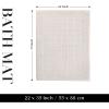 Superior 100% Cotton Bathmat Set, Bath Mat, Bathroom Decor, Shower, Bathtub Essentials, Home Accessories, Washable Rug, Absorbent, Quick Dry, Leo Collection, Set of 2, 22″ x 35″, Eggplant(Stone)