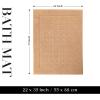 Superior 100% Cotton Bathmat Set, Bath Mat, Bathroom Decor, Shower, Bathtub Essentials, Home Accessories, Washable Rug, Absorbent, Quick Dry, Leo Collection, Set of 2, 22″ x 35″, Eggplant(Rust)