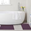 Superior 100% Cotton Bathmat Set, Bath Mat, Bathroom Decor, Shower, Bathtub Essentials, Home Accessories, Washable Rug, Absorbent, Quick Dry, Leo Collection, Set of 2, 22″ x 35″, Eggplant(Eggplant)