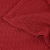 Superior 100% Cotton Diamond Weave Blanket, Perfect for Bedroom, Living Room, Couch, Picnics, Travel, Beach, or Camping, Comfy Blanket, Bedroom Decor, Essentials, Cover for Bed, Full/Queen, Aqua(Burgundy – Z)