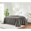 Superior 100% Cotton Diamond Weave Blanket, Perfect for Bedroom, Living Room, Couch, Picnics, Travel, Beach, or Camping, Comfy Blanket, Bedroom Decor, Essentials, Cover for Bed, Full/Queen, Aqua(Grey – Z)