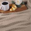 Superior 100% Cotton Diamond Weave Blanket, Perfect for Bedroom, Living Room, Couch, Picnics, Travel, Beach, or Camping, Comfy Blanket, Bedroom Decor, Essentials, Cover for Bed, Full/Queen, Aqua(Khaki – Z)