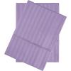 Superior 100% Egyptian Cotton 300 Thread Count Striped Duvet Cover Set, Sateen Weave, 1 Duvet Cover with Button Closure, 1 Pillow Sham, Lightweight Bedding, King/California King, Hunter Green(Lavender – Z)