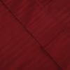 Superior 100% Egyptian Cotton 300 Thread Count Striped Duvet Cover Set, Sateen Weave, 1 Duvet Cover with Button Closure, 1 Pillow Sham, Lightweight Bedding, King/California King, Hunter Green(Burgundy – Z)