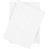 Superior 100% Egyptian Cotton 300 Thread Count Striped Duvet Cover Set, Sateen Weave, 1 Duvet Cover with Button Closure, 1 Pillow Sham, Lightweight Bedding, King/California King, Hunter Green(White – Z)