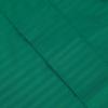 Superior 100% Egyptian Cotton 300 Thread Count Striped Duvet Cover Set, Sateen Weave, 1 Duvet Cover with Button Closure, 1 Pillow Sham, Lightweight Bedding, King/California King, Hunter Green(Hunter Green – Z)