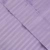 Superior 100% Egyptian Cotton 300 Thread Count Striped Duvet Cover Set, Sateen Weave, 1 Duvet Cover with Button Closure, 1 Pillow Sham, Lightweight Bedding, King/California King, Hunter Green(Lavender – Z)