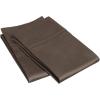 Superior 100% Egyptian Cotton 400 Thread Count Solid 2-Piece Pillowcase Set, Standard, Grey(Gray)