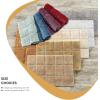 Superior Bath Rug Collection Modern Checkered Design with Spray Latex Backing for Bathroom, Shower Floor Mat, Quickly Dry Mats, Absorbent Washable Rugs Sets 2 Piece, 20″ x 30″, 24″ x 36″, White