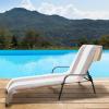 Superior Cabana Cotton Lounge Chair Cover, Outdoor Towel/Chaise Furniture Covers, Terry Cloth, Beach, Spa, Swim Accessories, Pool Chair Cover, Soft, Quick Drying, 32″ x 102″, Light Grey(Taupe)