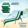 Superior Cabana Cotton Lounge Chair Cover, Outdoor Towel/Chaise Furniture Covers, Terry Cloth, Beach, Spa, Swim Accessories, Pool Chair Cover, Soft, Quick Drying, 32″ x 102″, Light Grey(Dark Green)