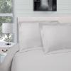 Superior Combed Cotton, 300 Thread Count 2 Piece Soft and Smooth Duvet Cover Set, Twin, Pumpkin(Light Grey)