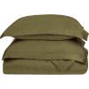 Superior Combed Cotton, 300 Thread Count 2 Piece Soft and Smooth Duvet Cover Set, Twin, Pumpkin(Sage)