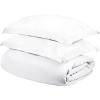 Superior Combed Cotton, 300 Thread Count 2 Piece Soft and Smooth Duvet Cover Set, Twin, Pumpkin(White)