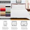 Superior Combed Cotton, 300 Thread Count 2 Piece Soft and Smooth Duvet Cover Set, Twin, Pumpkin(White)