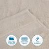 Superior Cotton Chevron 6 Piece Assorted Towel Set, Zero Twist, Quick Dry, Home Essentials, Shower, Spa, Luxury Plush Soft Absorbent Towels, Includes 2 Bath, 2 Hand, 2 Washcloth/Face Towels, Ivory