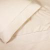 Superior Cotton Percale Deep Pocket Sheet Set, Queen, Burgundy, 4-Pieces(Ivory)