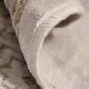 Superior Diamond Floral Medallion Cotton-Polyester Blend Geometric Indoor Area Rugs for Bedrooms, Livingroom, Hallways, Cream-Ivory, 2′ x 3′