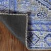 Superior Indoor Area Rug, Modern Floor Decor for Living, Family, Dining Room, Kitchen, Office Floors, Geometric Diamond Rugs, Cotton Backing, Ren Collection, 7′ 6″ x 9′ 6″, Sapphire Blue(Sapphire Blue)