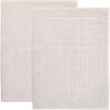 Superior 100% Cotton Bathmat Set, Bath Mat, Bathroom Decor, Shower, Bathtub Essentials, Home Accessories, Washable Rug, Absorbent, Quick Dry, Leo Collection, Set of 2, 22″ x 35″, Eggplant(Stone)