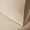 Superior 100% Egyptian Cotton 400 Thread Count Solid 2-Piece Pillowcase Set, Standard, Grey(Cream)