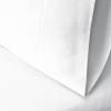Superior 100% Egyptian Cotton 400 Thread Count Solid 2-Piece Pillowcase Set, Standard, Grey(White)