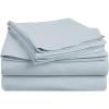 Superior 100% Premium Combed Cotton, Deep-Fitting Pocket Soft and Smooth 3 Piece Sheet and Pillowcase Cover Set, Twin XL – Light Blue(Light Blue)