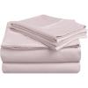 Superior 100% Premium Combed Cotton, Deep-Fitting Pocket Soft and Smooth 3 Piece Sheet and Pillowcase Cover Set, Twin XL – Light Blue(Lilac)