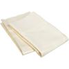 Superior Combed Cotton, 300 Thread Count Soft and Smooth 2 Piece Pillowcases, Standard, Solid Tan(Ivory)