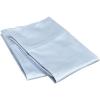 Superior Combed Cotton, 300 Thread Count Soft and Smooth 2 Piece Pillowcases, Standard, Solid Tan(Light Blue)