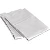 Superior Combed Cotton, 300 Thread Count Soft and Smooth 2 Piece Pillowcases, Standard, Solid Tan(Light Grey)