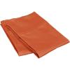 Superior Combed Cotton, 300 Thread Count Soft and Smooth 2 Piece Pillowcases, Standard, Solid Tan(Pumpkin)