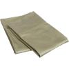 Superior Combed Cotton, 300 Thread Count Soft and Smooth 2 Piece Pillowcases, Standard, Solid Tan(Sage)