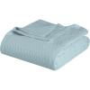 Superior Diamond Weave All-Season Cotton Blanket, Cover for Home, Couch, Bed, Soft, Warm Blankets, Boho Aesthetic, Comfy, Cozy, and Cute Covers, Decorative Bedding Essentials, California King, Aqua(Aqua)