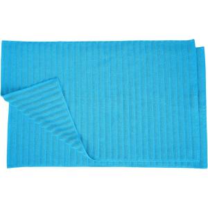 Superior 100% Cotton Bathmat Set, Bath Mat, Bathroom Decor, Shower, Bathtub Essentials, Home Accessories, Washable Rug, Absorbent, Quick Dry, Leo Collection, Set of 2, 22″ x 35″, Eggplant(Aster Blue)