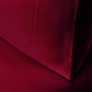 Superior 100% Egyptian Cotton 400 Thread Count Solid 2-Piece Pillowcase Set, Standard, Grey(Purple)