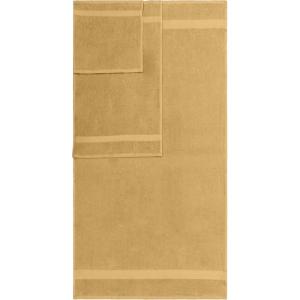 Superior Bath Towels Set 12 Piece, 100% Cotton Highly Absorbent Quick Drying Towels, Premium Towels for Hotel, Washcloths Bathroom 6 Face Towels 4 Hand Towels 2 Bath Towels, Franklin Collection, Ivory(Gold)