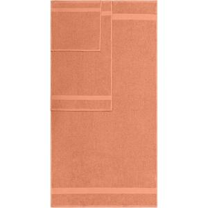 Superior Bath Towels Set 12 Piece, 100% Cotton Highly Absorbent Quick Drying Towels, Premium Towels for Hotel, Washcloths Bathroom 6 Face Towels 4 Hand Towels 2 Bath Towels, Franklin Collection, Ivory(Coral)