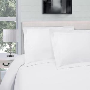 Superior Combed Cotton, 300 Thread Count 2 Piece Soft and Smooth Duvet Cover Set, Twin, Pumpkin(White)