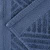 Superior Basketweave Egyptian Cotton 3 Piece Towel Set, Highly Absorbent, Spa Basics, Home Essentials, Jacquard Border, Solid Towels Includes; 1 Bath Towel, 1 Hand Towel, 1 Face Towel, Majestic Purple(Royal Blue)