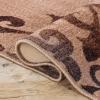 Superior Indoor Non-Slip Area Rug, Floral Home Floor Decor for Bedroom, Living Room, Dining Room, Entryway, Kitchen, Office, Machine Washable Rugs, Amber Collection, 5′ x 8′, Ivory(Chocolate)