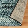 Superior Sunderland Collection Area Rug, 10mm Pile Height with Jute Backing, Fashionable and Affordable Rugs, Distressed Abstract Moroccan Rug Design – 5′ x 8′ Rug, Taupe and Ivory(Blue Black)
