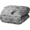 Superior Trellis Comforter Set with Pillow Shams, Luxurious & Soft Microfiber with Down Alternative Fill, Contemporary Geometric Trellis Design – Twin/Twin XL Bedding Set, Teal(Grey)