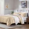 Superior Egyptian Cotton 650 Thread Count Duvet Cover Set, Bed Covers, Includes 1 Duvet Cover, 2 Pillow Shams, Bedding Essentials, Master, Guest, Hotel Bedroom Decor, King/California King, Sage(Linen)